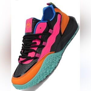 NWOT box Colorful Athletic Sneakers women size 41 eu 10.5 us
